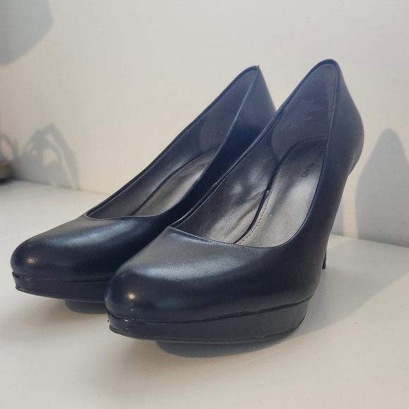 Bandolino leather classic black pumps - Picture 4 of 9